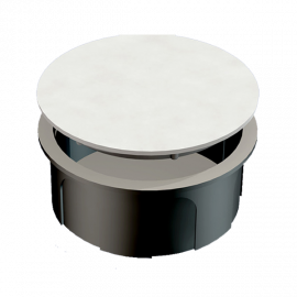 Коробка распаячная скр/уст IP20 с крышкой белая (КРК-70)