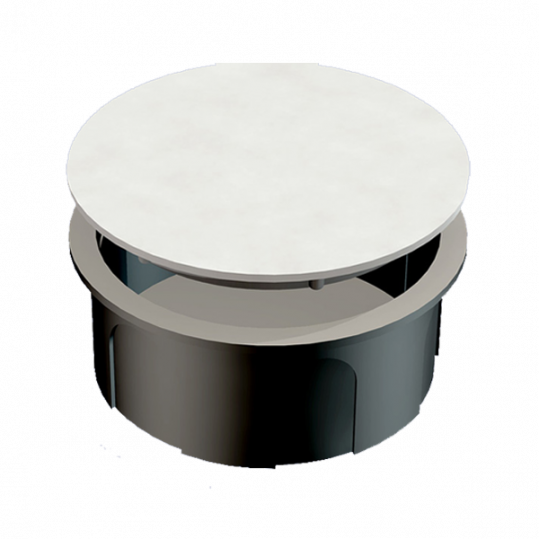 Коробка распаячная скр/уст IP20 с крышкой белая (КРК-70)