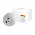 Розетка РШ 32А 250В 2Р+РЕ ОУ белая TDM