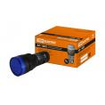 Лампа AD-16DS(LED)матрица d16мм синий 24В AC/DC TDM