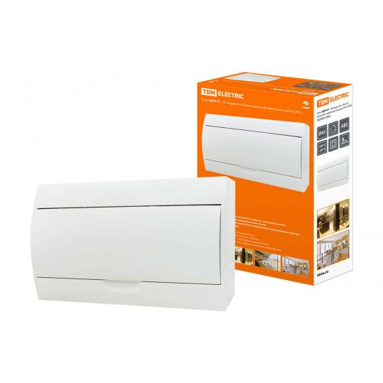 Бокс ЩРН-П-18 модулей (б) навесной пластик IP41 TDM