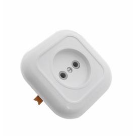 Розетка скр/уст 1-мест. без зазем. IP20 10А белая РС10-153 "Валентина" (Москва) (уп.150) распродажа