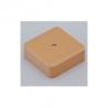 Коробка универсальная для каб. канала IP40 80х80х25мм коричневая 65005К (макс. ввод 40х16) (Рувинил)