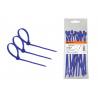 Хомуты нейлоновые 3,6х200мм (синий) (25 штук) TDM