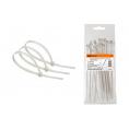 Хомут 2,5х60мм нейлон (белый) (25 штук) TDM
