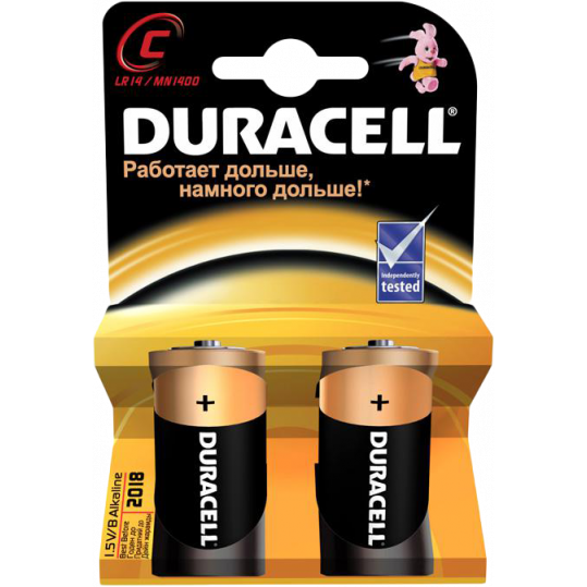Батарейка (элемент питания) DURACELL LR 14 Plus (MN1400) (2/20/60)