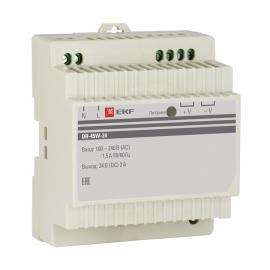 Блок питания 24В DR- 45W-24 (EKF) PROxima