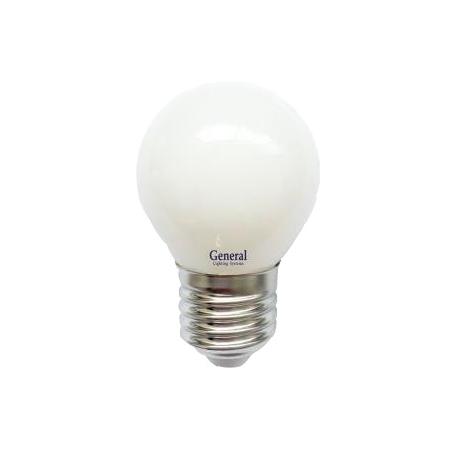 *Лампа светодиодная Шар E27 6Вт 2700K  460лм GLDEN-G45S-M Матовый (GENERAL LIGHTING) (649962)