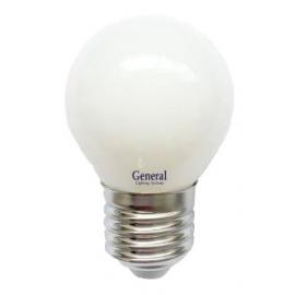 *Лампа светодиодная Шар E27 6Вт 2700K  460лм GLDEN-G45S-M Матовый (GENERAL LIGHTING) (649962)