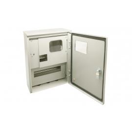 ЩУ-1ф/1-0-12 IP66 (ЩУРН-1/12 IP66)  с опломбировкой счётчика (395х310х165) TDM