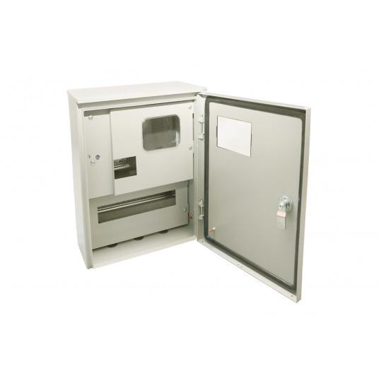 ЩУ-1ф/1-0-12 IP66 (ЩУРН-1/12 IP66)  с опломбировкой счётчика (395х310х165) TDM