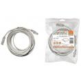 Патч-корд народный U/UTP Cat 5e 4PR 24AWG PVC, литой 7 м, серый