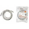 Патч-корд народный U/UTP Cat 5e 4PR 24AWG PVC, литой 7 м, серый