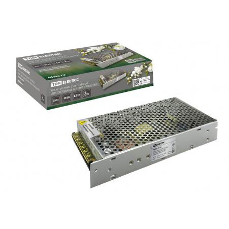 Блок питания 250Вт-12В-IP20 для светодиодных лент и модулей, металл TDM