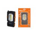 Фонарь переносной светодиодный ФП4, 1 Вт LED+3 Вт COB, 110 лм, 3хААА, магн., телескоп, TDM