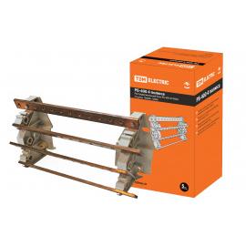 Распределительный блок РБ-400 4П 400А (4 шины 10xM6+1хM8) TDM