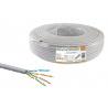 Кабель витая пара народный U/UTP Cat 5e 4х2х24AWG CCA (100м) PVC, серый
