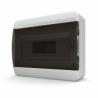 Бокс навесной IP41 12 мод. CNK 40-12-1 (прозрачная черная дверь) (TEKFOR) 