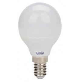*Лампа светодиодная Шар E14 8Вт 4500K 620лм GO-G45F Матовый (GENERAL LIGHTING) (100123)