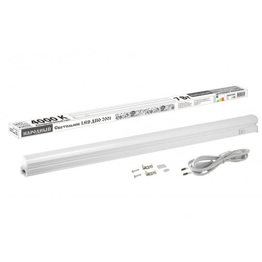 Светильник LED ДПО 2001 7 Вт, 4000К, IP40, Народный