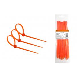 Хомут нейлоновый 4.8х400мм (оранжевый) (25 штук) TDM