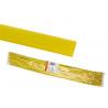 Термоусаживаемая трубка ТУТнг 20/10 желтая по 1м (50 м/упак) TDM