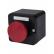 ПКЕ 212-1 красный гриб с фиксацией IP40 TDM