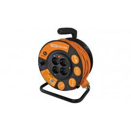 Удлинитель силовой УКз16-004 TDM (4 места/40м ПВС 3х1,0)