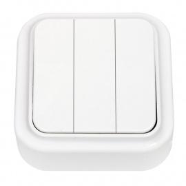 Выключатель откр/уст 3-кл. IP20 6А белый А56-137  (108)