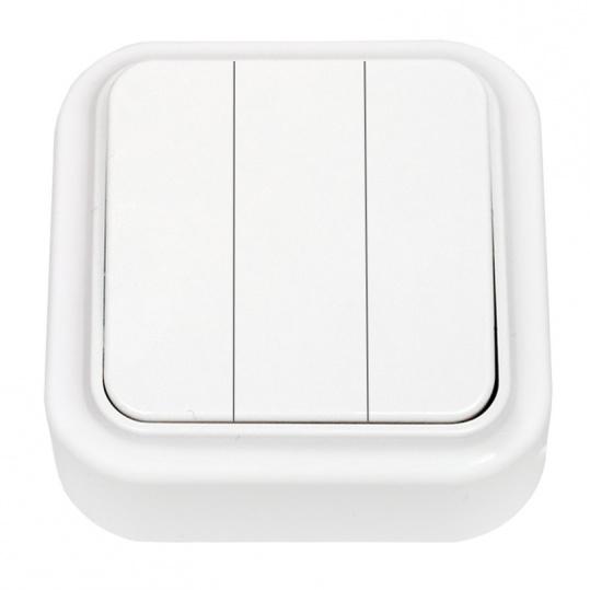 Выключатель откр/уст 3-кл. IP20 6А белый А56-137  (108)