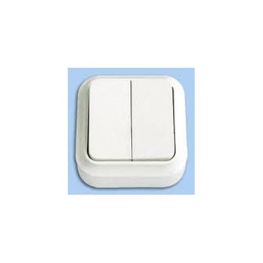 Выключатель откр/уст 2-кл. IP20 6А белый А56-134 (108)