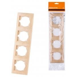 Рамка 4-х постовая вертикальная сосна "Лама" TDM