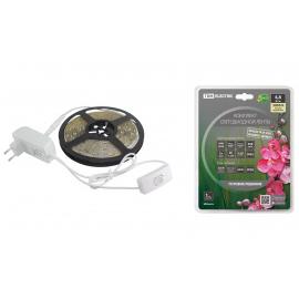 Комплект светодиодной ленты SMD2835-60 LED/м-12 В-4,8 Вт/м-IP65-3000 К (5 м), 24 Вт TDM