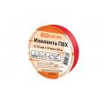 Изолента ПВХ 0,15х19мм Красная 20м TDM