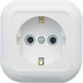 Розетка откр/уст 1-мест. с заземлением IP20 16А белая РА16-638 "Валентина" (Москва) (150) распродажа