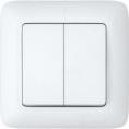 Выкл.2кл. с/пр. С-56-043 (м) БЕЛЫЙ цвет (96)