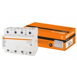 Контактор модульный КМ100/4-100 4НЗ TDM