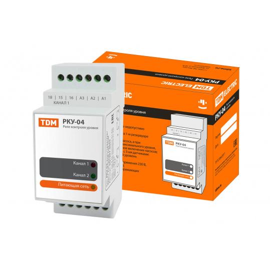 РКУ-04-2нас/1рез/2ур/3датч-230/400В-DIN (без датчиков) TDM