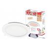 Светильник ультратонкий встраиваемый светодиодный "Даунлайт НАРОДНЫЙ" СВО (белый) 12 Вт 3000К
