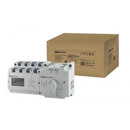 Устройство автоматического ввода резерва АВР-ПНД 4П 125А 380В с дисплеем TDM