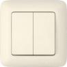 Выключатель скр/уст 2-кл. IP20 10А слоновая кость С-56-043М "Прима" (Schneider Electric)