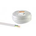 Шнур ШВВП 3х0,75 ГОСТ (100м), белый TDM