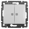 Выключатель скр/уст 2-кл. с подсветкой IP20 10А  белый "Valena" (Legrand) 774428