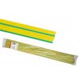 Термоусаживаемая трубка ТУТнг 20/10 желто-зеленая по 1м (50 м/упак) TDM