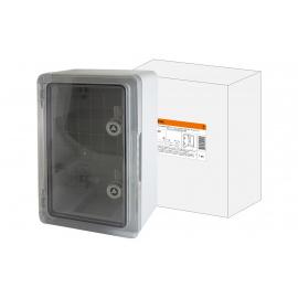 Бокс пластиковый ЩМП-0-5, прозр., крышка ABS, IP65, -45 до +75 С, навесной, (500x400x240) TDM