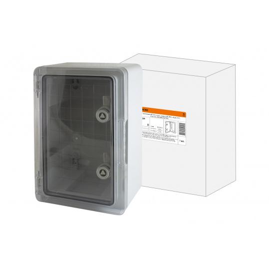 Бокс пластиковый ЩМП-0-5, прозр., крышка ABS, IP65, -45 до +75 С, навесной, (500x400x240) TDM