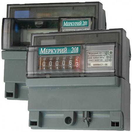 Электросчетчик Меркурий 201.6 10(80)А/230В однофазный, однотарифный