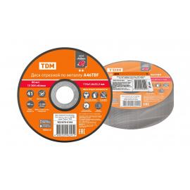 Диск отрезной по металлу, 115х1,6х22,2, тип 41, A46TBF, серия "Рубин", TDM