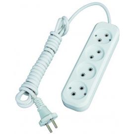 Удлинитель "Эксперт" 4 гнезда  5 метров 10А 2,2кВт без заземления ПВС 2х1 (EKF)