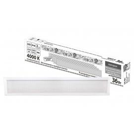 Светодиодная панель универсальная ЛП 03 180х1195 Призма 19 мм 36 Вт 2750 Лм, 4000 К, белая, Народная